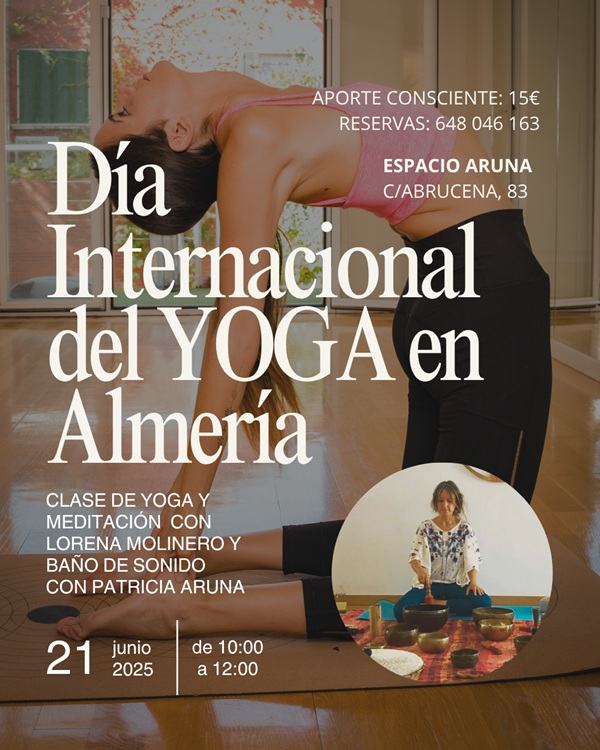 Día internacional del yoga Almeria